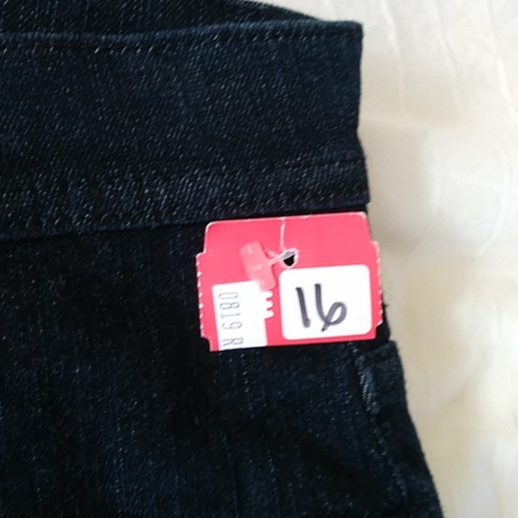 NWT Denim & Co. Rhinestone Control Panel Jeans 16 - Picture 5 of 16